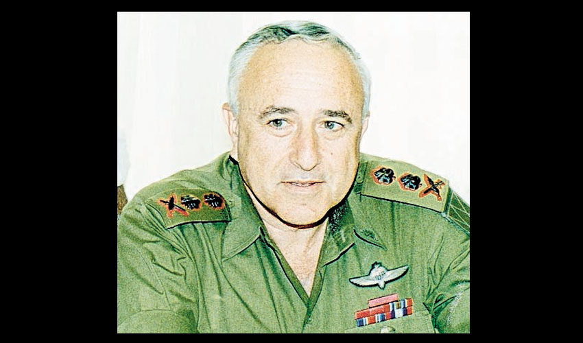 רא"ל במיל אמנון ליפקין שחק ז"ל (צילום: דובר צה"ל)