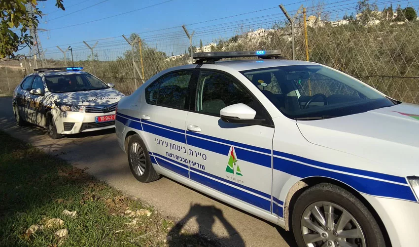 ניידת סיור של עיריית מודיעין מכבים רעות (צילום: עיריית מודיעין מכבים רעות)