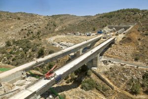 גשרים ומנהרות בתוואי הרכבת המהירה ירושלים-ת"א (צילום: באדיבות רכבת ישראל)