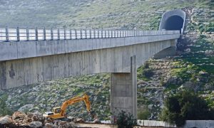 גשרים ומנהרות בתוואי הרכבת המהירה ירושלים-ת"א (צילום: באדיבות רכבת ישראל)
