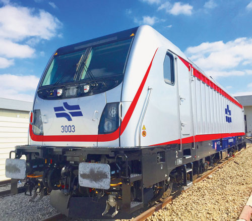 אחד הקטרים של קו הרכבת המהיר י-ם-ת"א (צילום: באדיבות רכבת ישראל)