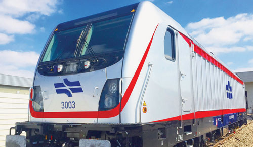 אחד הקטרים של קו הרכבת המהיר י-ם-ת"א (צילום: באדיבות רכבת ישראל)