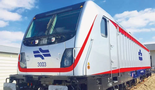 אחד הקטרים של קו הרכבת המהיר י-ם-ת"א (צילום: באדיבות רכבת ישראל)