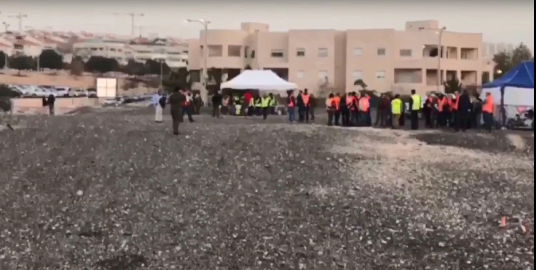 מתוך סרטון תרגיל פיקוד העורף במודיעין 22.1.18 (צילום: עיריית מודיעין מכבים רעות)