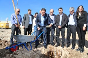 טקס הנחת בן הפינה לפארק המים (צילום: דוברות עיריית מודיעין מכבים רעות)