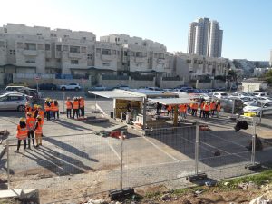 קורס פיקוד העורף בהשתתפות תלמידי עירוני ד' (צילום: דוברות עיריית מודיעין מכבים רעות)