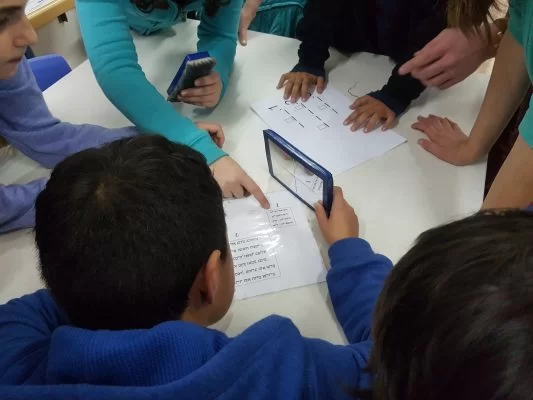 חדר הבריחה בבית הספר היודל (צילום: דוברות עיריית מודיעין מכבים רעות)