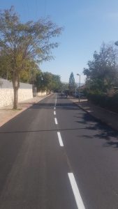 ריבוד כביש ברחוב רכסים (צילום: דוברות עיריית מודיעין מכבים רעות)