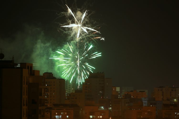 מופע זיקוקים ביום העצמאות (צילום: אילן אסייג)