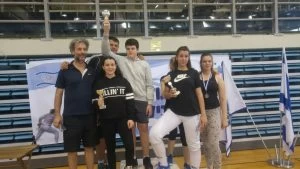 5 מדליות בגמר גביע המדינה בסייף לילדים במודיעין (צילום: דוברות עיריית מודיעין)