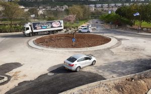 כיכר שדרות עמק דותן-עמק יזרעאל (צילום: עיריית מודיעין מכבים רעות)