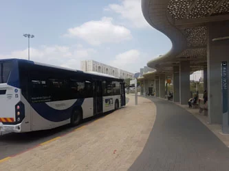 מסוף התחבורה במודיעין (צילום: עיריית מודיעין מכבים רעות)