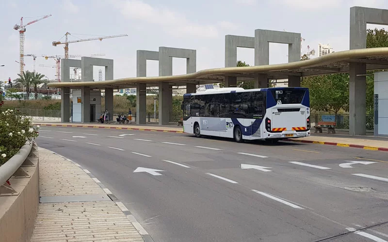 מסוף התחבורה במודיעין (צילום: עיריית מודיעין מכבים רעות)