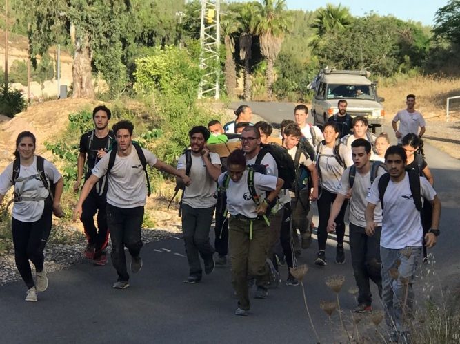 מסע סוף המסלול של צוות יהונתן (צילום: דוברות עיריית מודיעין מכבים רעות)