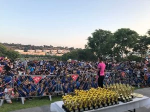 הפנינג ספורטיבי בפארק הדגים (צילום: חורחה נובומינסקי)