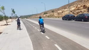 שביל האופניים החדש, הבוקר (צילום: דוברות עיריית מודיעין מכבים רעות)