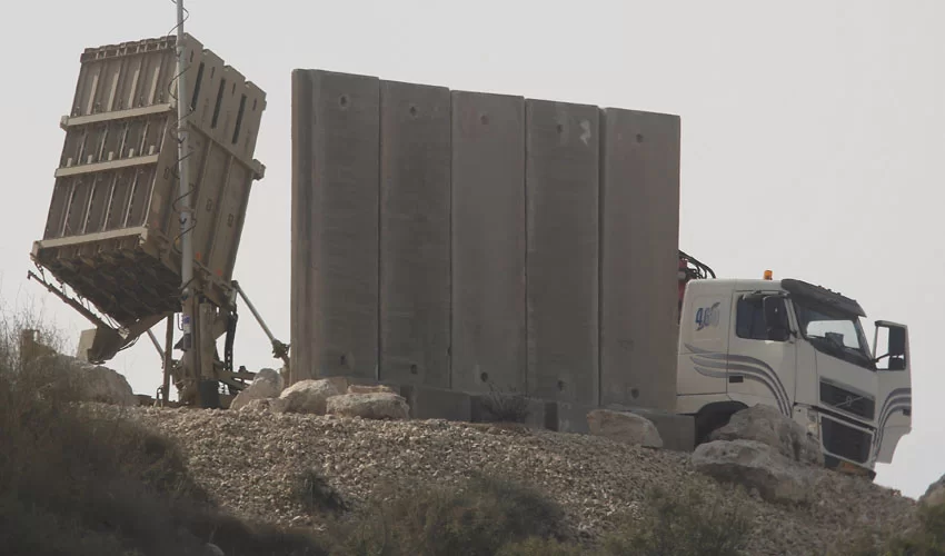 מערכת כיפת ברזל במודיעין (צילום: אילן אסייג)