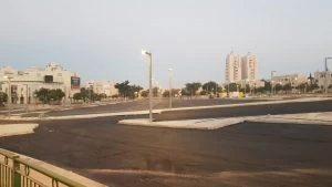 החניון החדש ברחוב עמק דותן (צילום: דוברות עיריית מודיעין מכבים רעות)