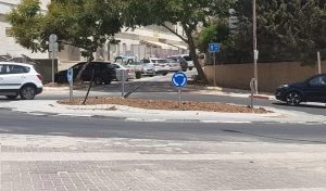 כיכר צאלון-שיר השירים, שכונת הפרחים (צילום: דוברות עיריית מודיעין מכבים רעות)