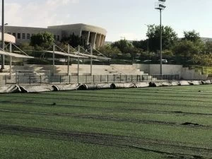 מגרש הכדורגל במודיעין (צילום: דוברות עיריית מודיעין מכבים רעות)