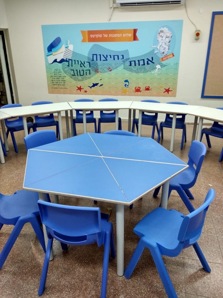 מרחב הלימוד החדשני בבית הספר אופק (צילום: דוברות עיריית מודיעין מכבים-רעות)