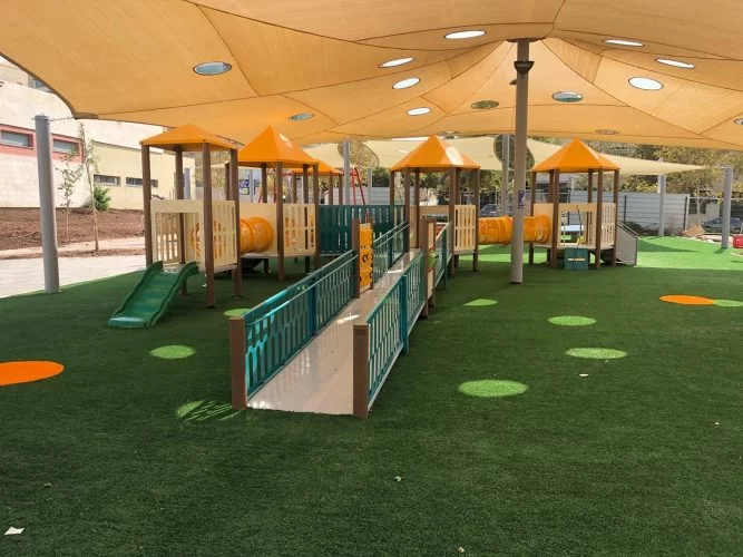 הפארק הנגיש במודיעין (צילום: דוברות עיריית מודיעין מכבים רעות)