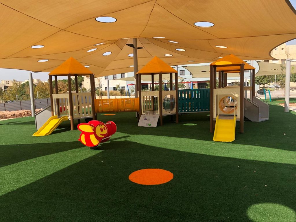 הפארק הנגיש במודיעין (צילום: דוברות עיריית מודיעין מכבים רעות)