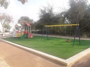 הגינה החדשה בשכונת הפרחים (צילום: דוברות עיריית מודיעין מכבים רעות)