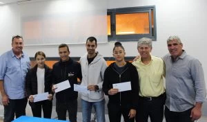 מלגות לספורטאים מצטיינים (צילום: דוברות עיריית מודיעין מכבים רעות)
