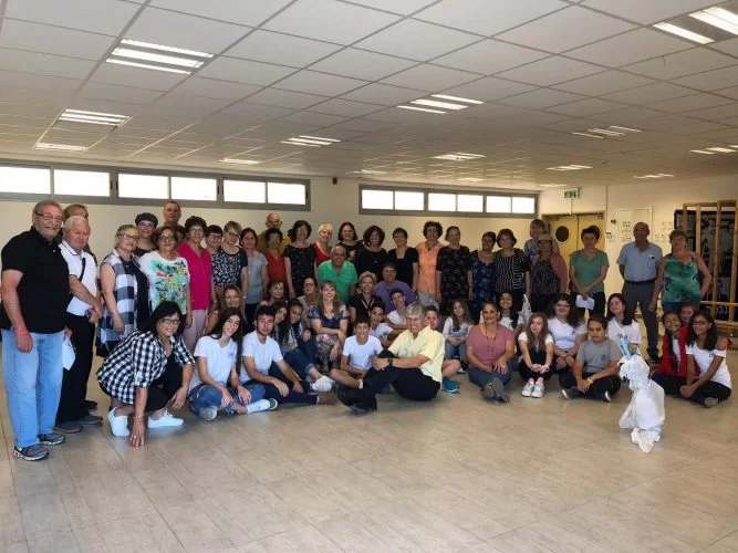 כיתת הוותיקים בעירוני ה' (צילום: דוברות עיריית מודיעין מכבים רעות)