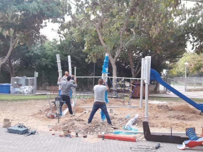 שדרוג גינת הדס רעות (צילום: דוברות עיריית מודיעין מכבים רעות)