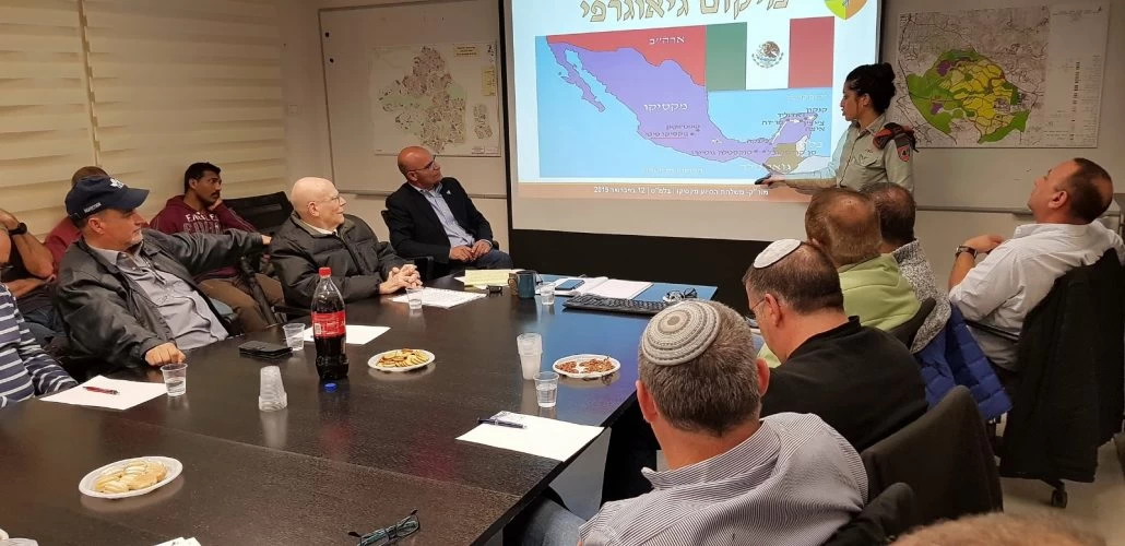 ועדת הביטחון בעיריית מודיעין (צילום: אלי גל)