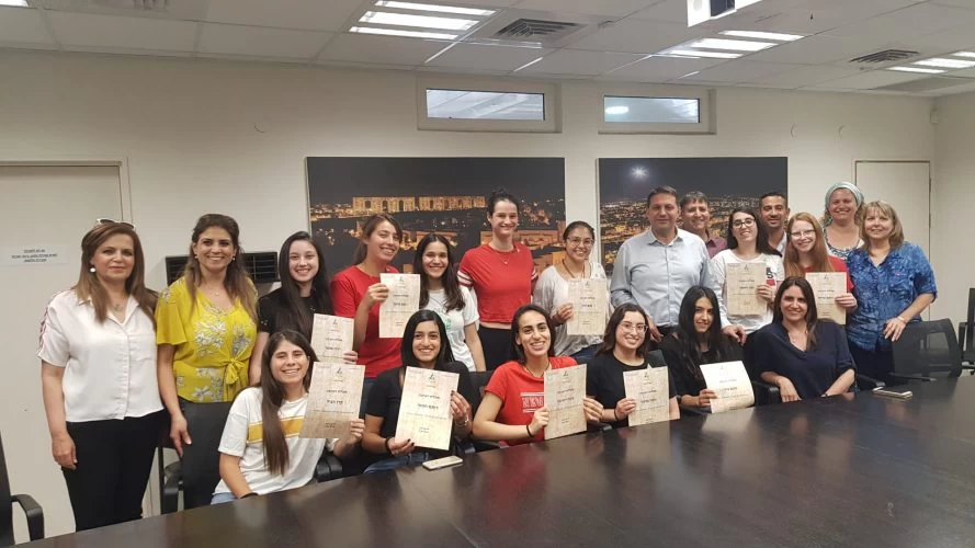 מהנדסות העתיד של מודיעין (צילום: דוברות עיריית מודיעין מכבים רעות)