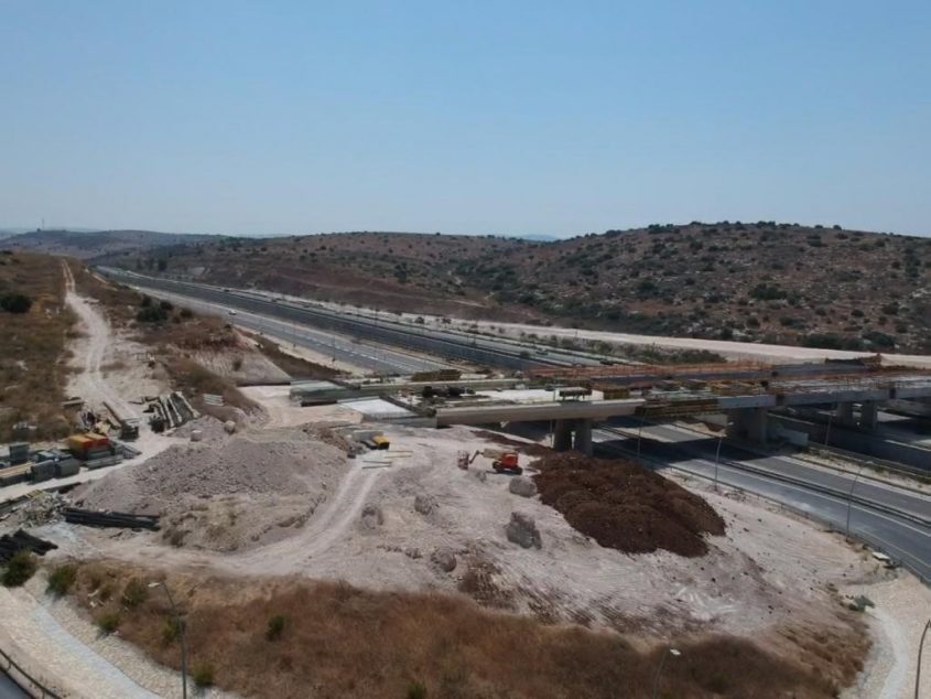 ציר הגישה מ-431 לשכונת נופים (צילום: דוברות עיריית מודיעין מכבים רעות)