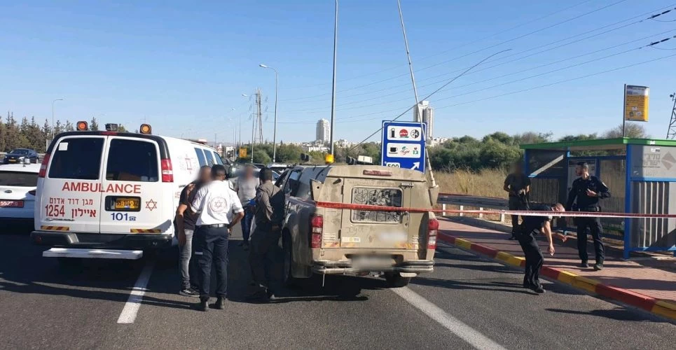 זירת הפיגוע (צילום: תיעוד מבצעי מד"א)