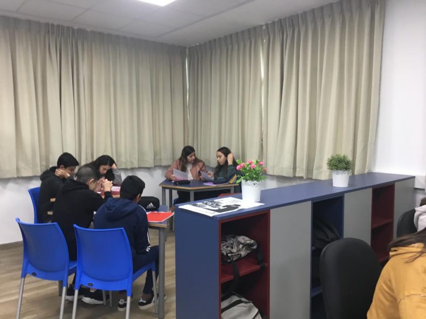 מרחב לימוד חדש בעירוני ב' (צילום: דוברות עיריית מודיעין מכבים רעות)