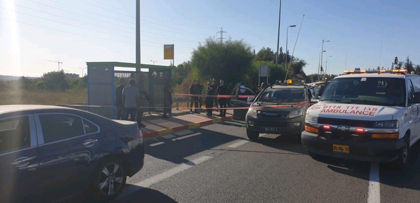 זירת הפיגוע (צילום: תיעוד מבצעי מד"א)