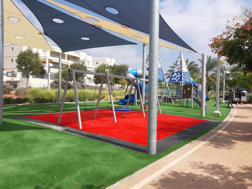 פארק מנחם בגין המשודרג (צילום: דוברות עיריית מודיעין מכבים רעות)