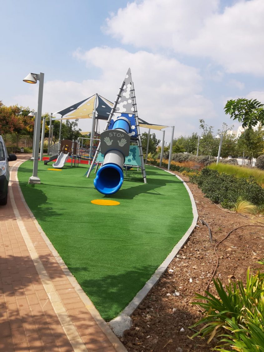 פארק מנחם בגין המשודרג (צילום: דוברות עיריית מודיעין מכבים רעות)