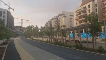 השדרה המרכזית במע"ר (צילום: דוברות עיריית מודיעין מכבים רעות)
