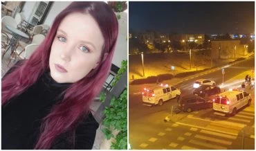 תאונת דרכים ברחוב עמק זבולון, דר אהרוני (צילומים: פרטי, עצמי)