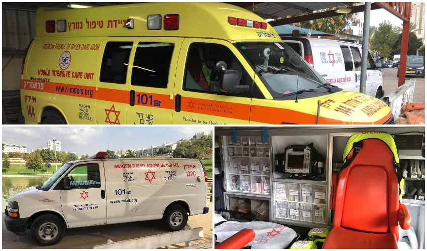 ניידת טיפול נמרץ, פנים האמבולנס, האמבולנס הקהילתי (צילום: אורן קיינר)