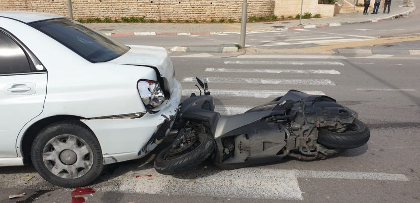 זירת התאונה (צילום: איחוד הצלה)