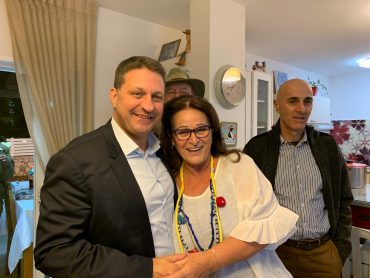 האלוף שמני, ניצה דבר וחיים ביבס (צילום: פרטי)