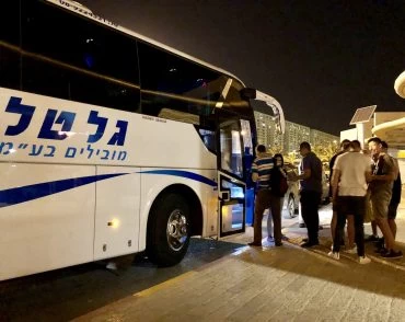 אוטובוס השבת בשנה שעברה במודיעין (צילום: דוברות עיריית מודיעין מכבים רעות)
