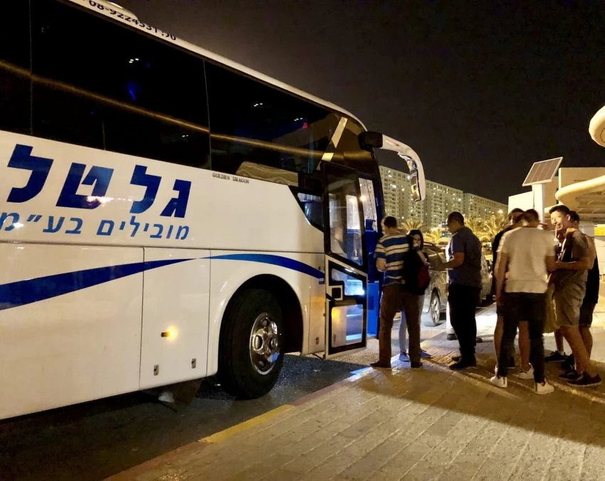 אוטובוס השבת בשנה שעברה במודיעין (צילום: דוברות עיריית מודיעין מכבים רעות)
