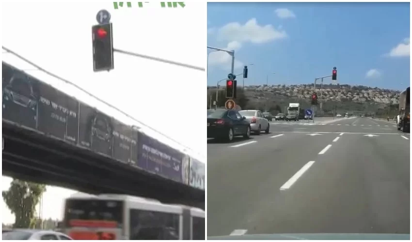 צומת באור אדום (צילום: עמותת אור ירוק)