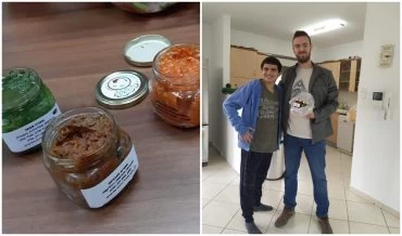 שקד יפרח (משמאל) והממרחים (צילום: פרטי)
