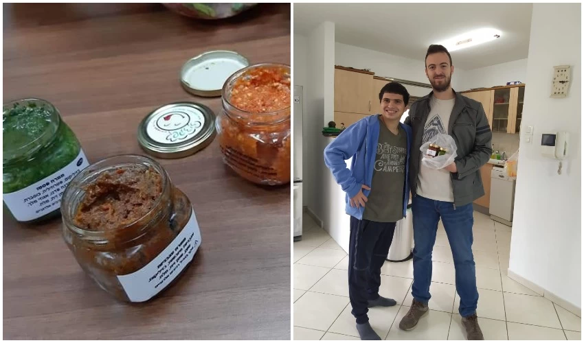 שקד יפרח (משמאל) והממרחים (צילום: פרטי)