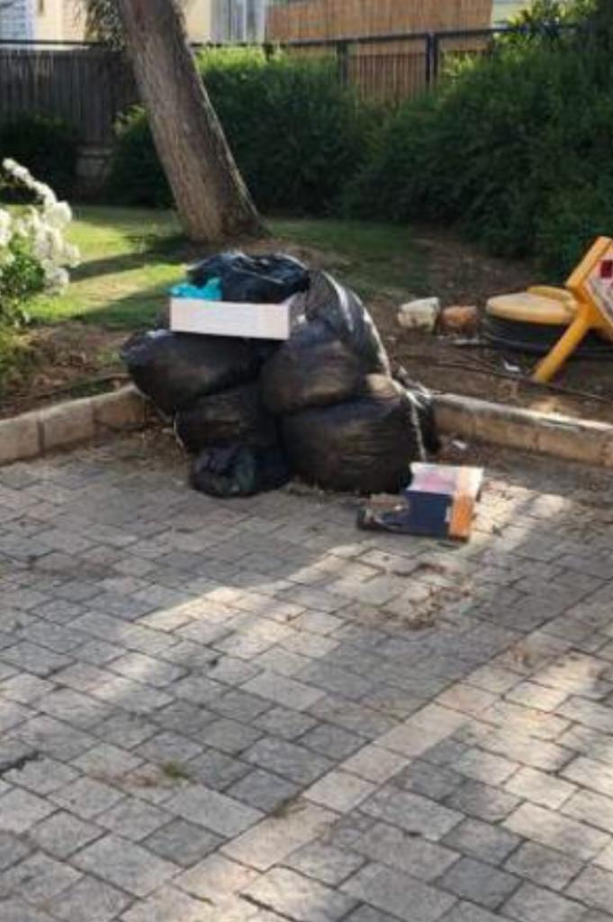 אשפה במודיעין (צילום: פרטי)